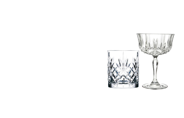Krištolo taurėms ir stiklinėms RCR