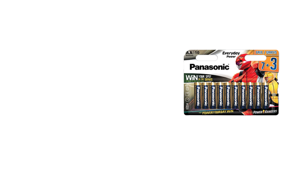 Daugumai elementų ir įkroviklių Panasonic