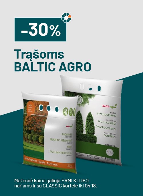 -30% Trąšoms BALTIC AGRO