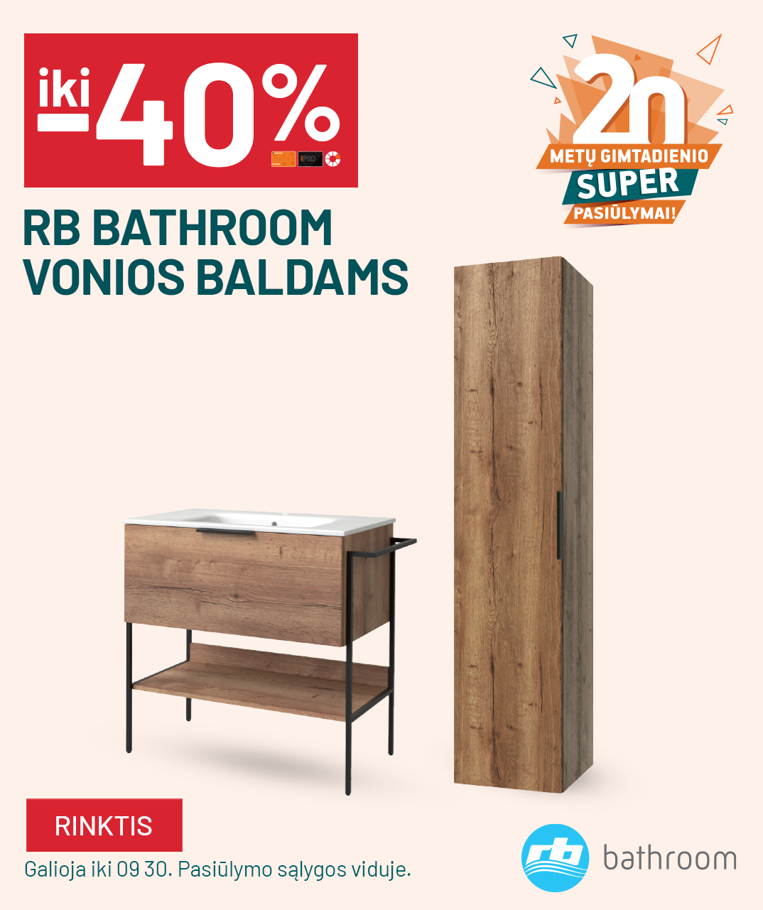 IKI -40% RB BATHROOM VONIOS BALDAMS